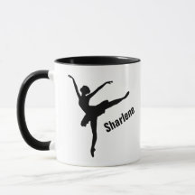 Ballett Arabesque Pose Silhouette