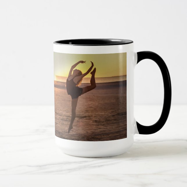 Ballett auf der Strand-Tasse Tasse (Rechts)