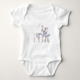 Ballett Ballerina Baby Strampler
