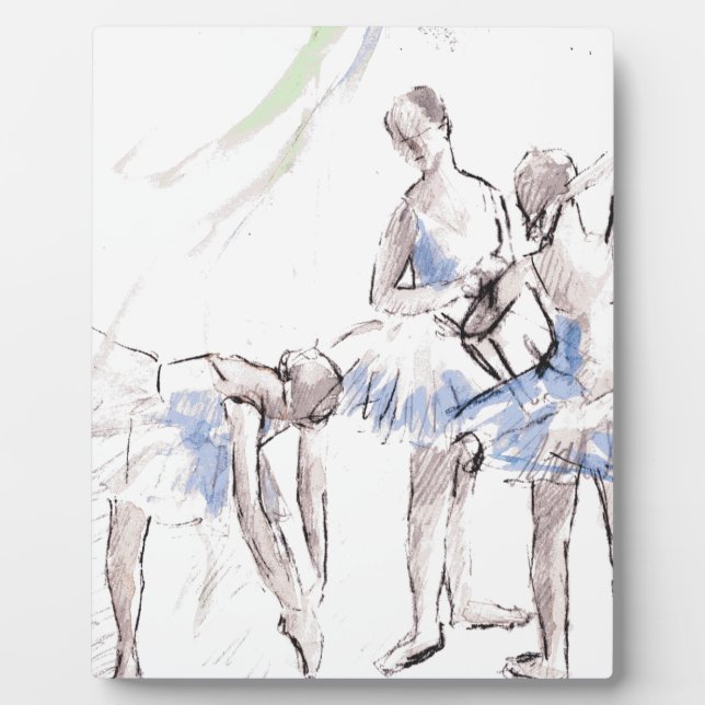 Ballett Ballerina Fotoplatte (Vorderseite)