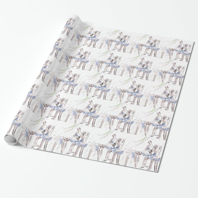 Ballett Ballerina Geschenkpapier (Ungerollt)