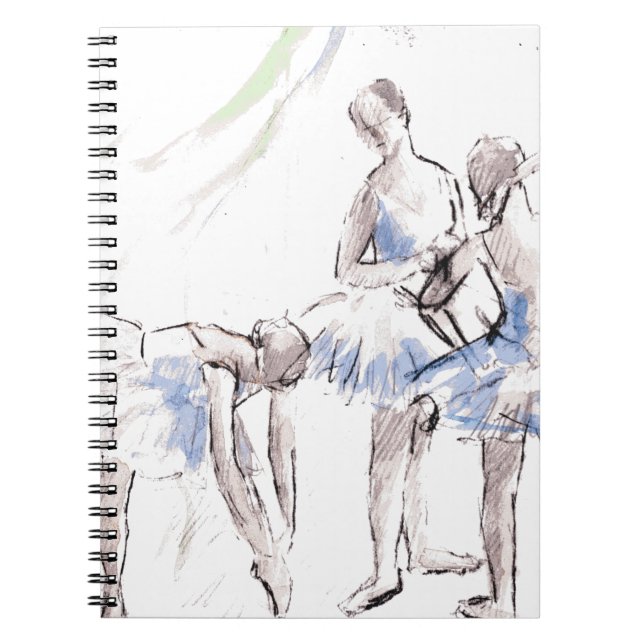Ballett Ballerina Notizblock (Vorderseite)