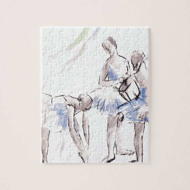 Ballett Ballerina Puzzle (Vertikal)