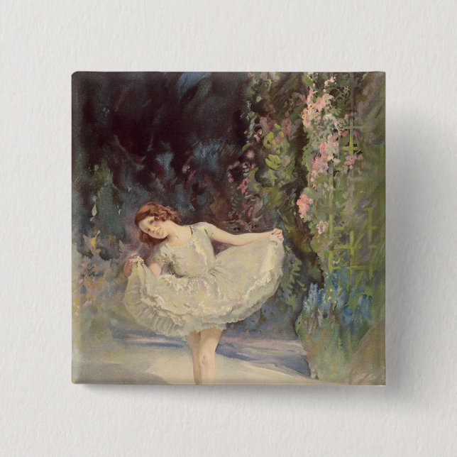 Ballett Button (Vorderseite)