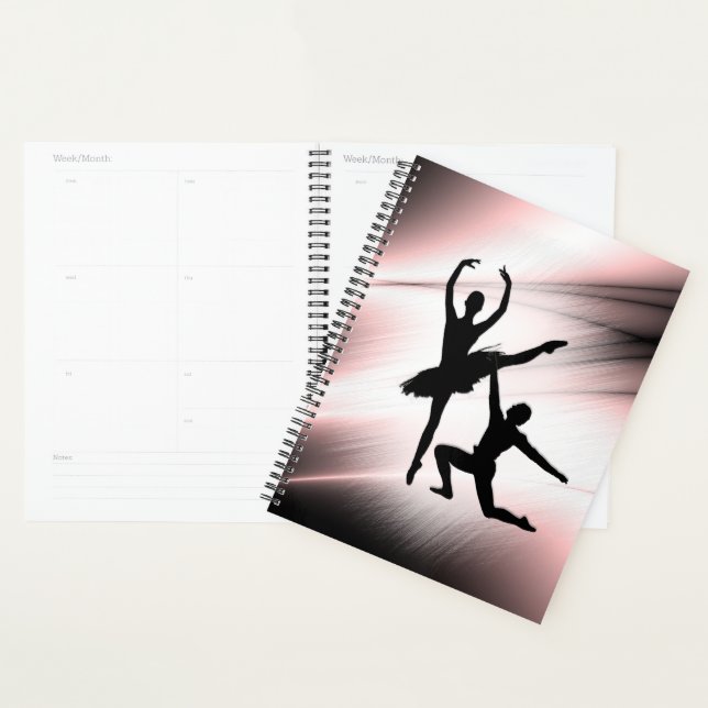 Ballett-Couple-Dance Pink-Akzent Planer (Anzeige)
