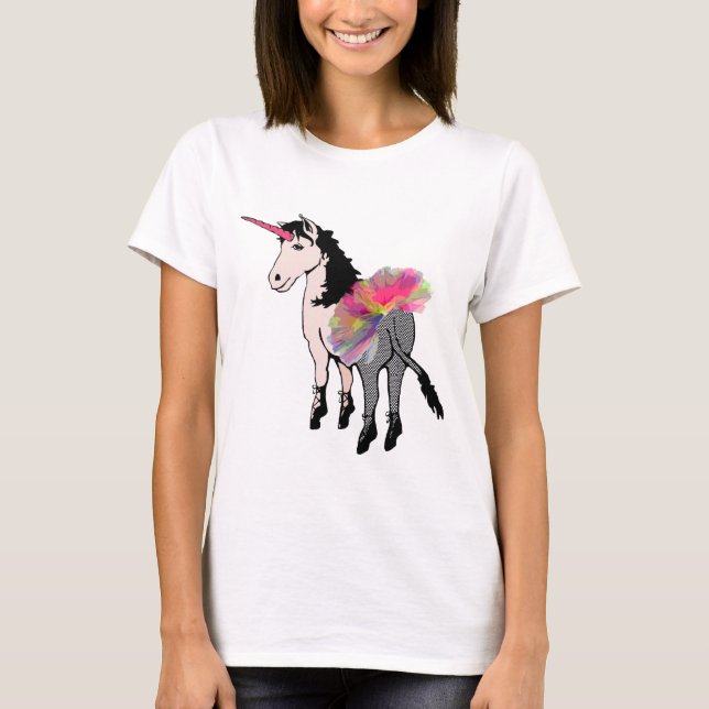 BALLETT-EINHORN T-Shirt (Vorderseite)