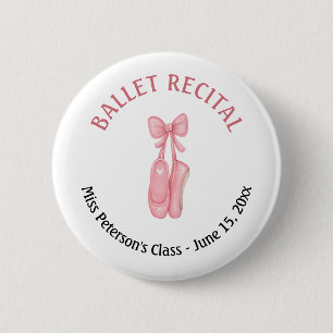 Ballett Erwägung Rosa Schuhe Gastgeschenk Button