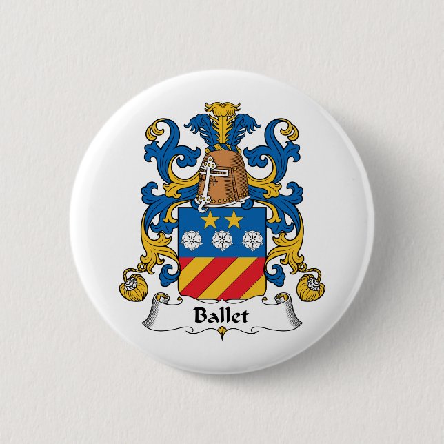 Ballett-Familienwappen Button (Vorderseite)