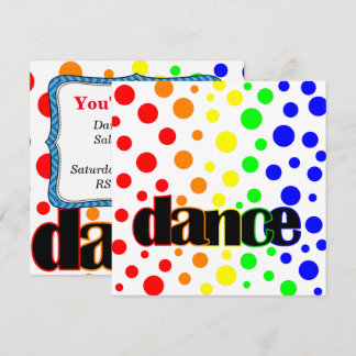 Ballett Geburtstag/Tanz-Party Einladung