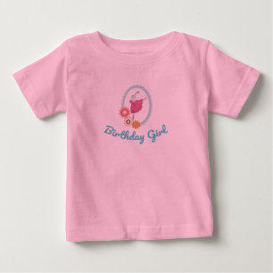 Ballett-Geburtstags-Outfit für Ballerina Baby T-shirt