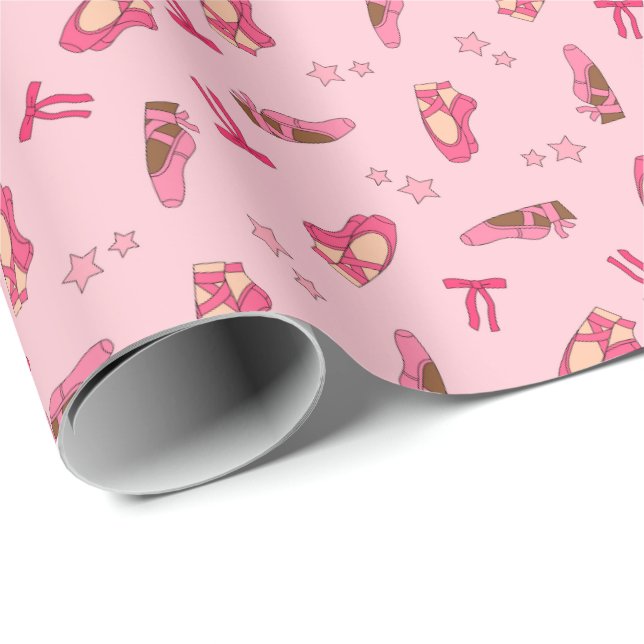 Ballett Geschenkpapier (Rolleneckpunkt)