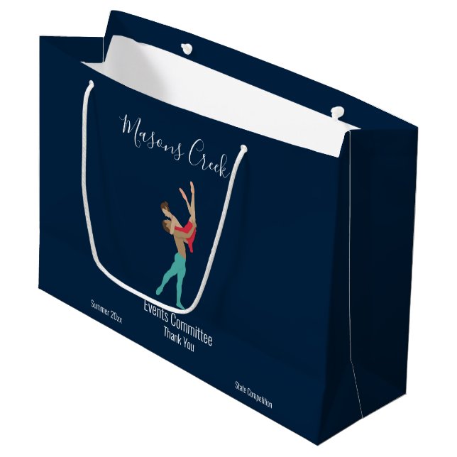 Ballett Große Geschenktüte (Vorderseite Schrägansicht)