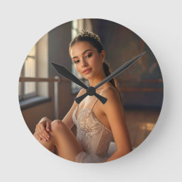 BALLETT - ICH LIEBE BALLETT RUNDE WANDUHR