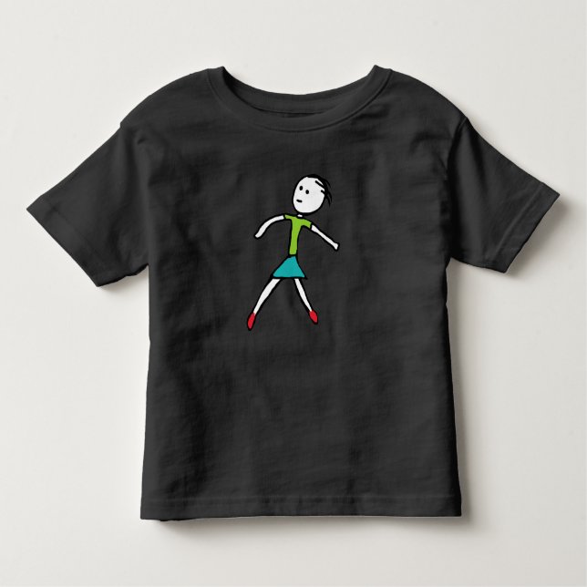 Ballett Kleinkind T-shirt (Vorderseite)