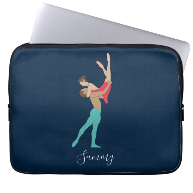Ballett Laptopschutzhülle (Vorderseite)