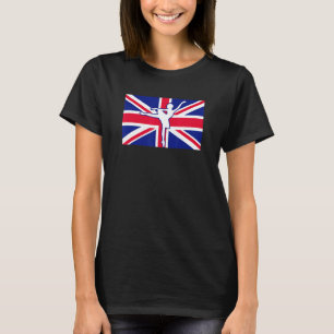 Ballett-Lehrer Uk Vereinigtes Königreich Union Fla T-Shirt