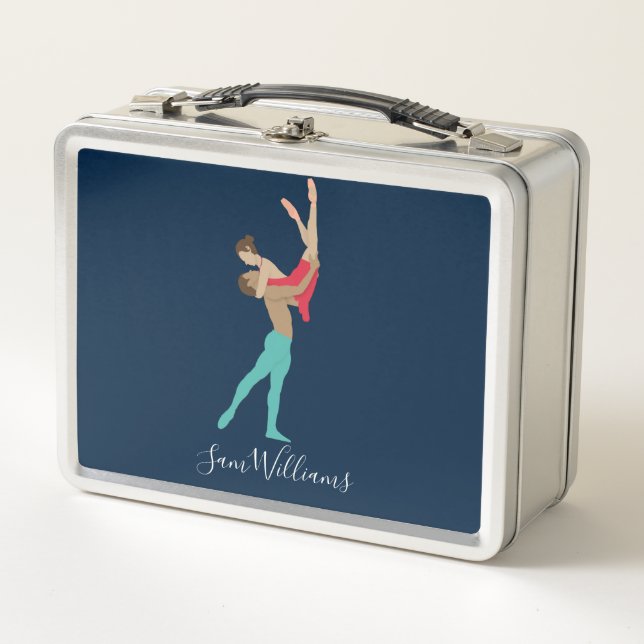 Ballett Metall Brotdose (Vorderseite)