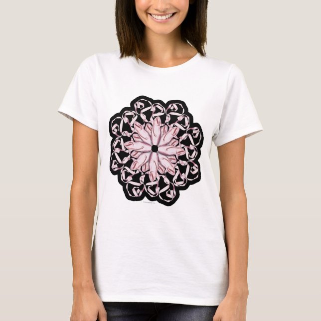 Ballett-Muster (Rosa) T-Shirt (Vorderseite)