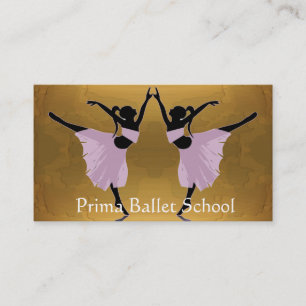 Ballett oder Tanzschule-Visitenkarten Visitenkarte