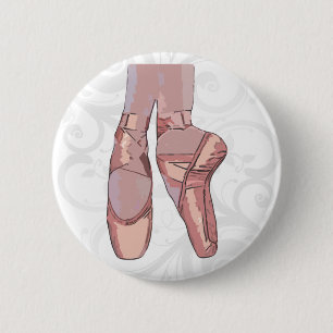 Ballett-Pantoffel-Zehe-Schuhe Button