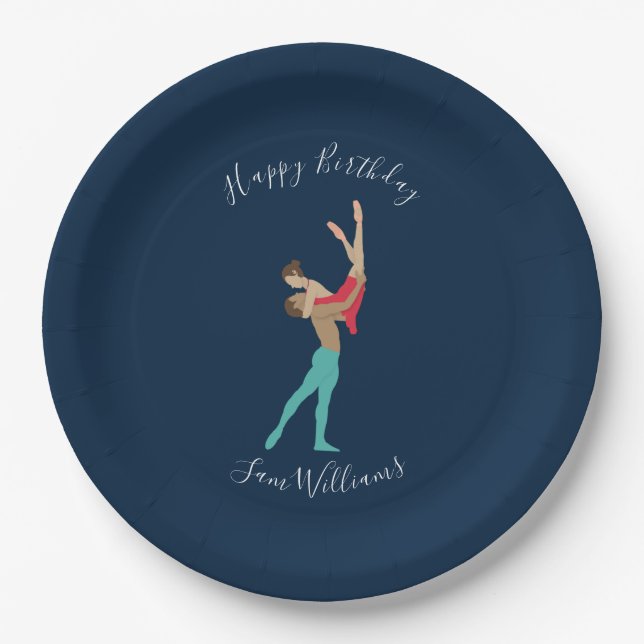 Ballett Pappteller (Vorderseite)