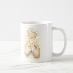 Ballett Pointe Schuhe gemalt Tasse