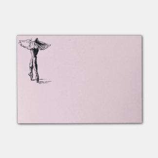Ballett Post-it Klebezettel