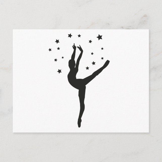 Ballett Postkarte (Vorderseite)