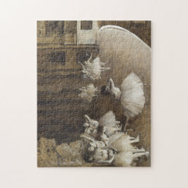 Ballett-Probe auf Bühne von Edgar Degas Puzzle