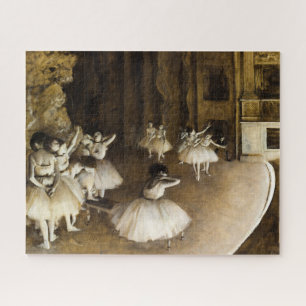 Ballett-Probe auf Bühne von Edgar Degas Puzzle