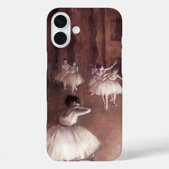 Ballett-Probe auf der Bühne von Edgar Degas Case-Mate iPhone Hülle (Rückseite)