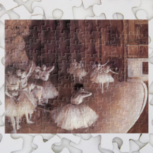 Ballett-Probe auf der Bühne von Edgar Degas Puzzle