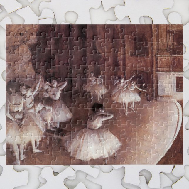 Ballett-Probe auf der Bühne von Edgar Degas Puzzle (Von Creator hochgeladen)