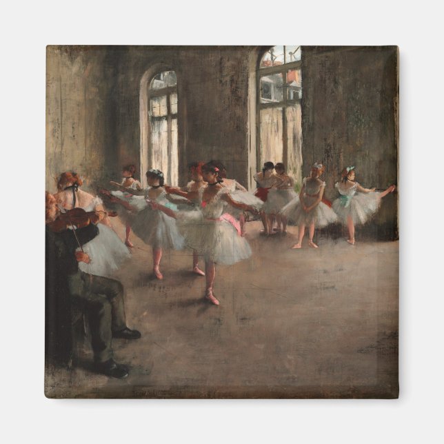 Ballett-Probe - Edgar Degas - 1873 Magnet (Vorne)