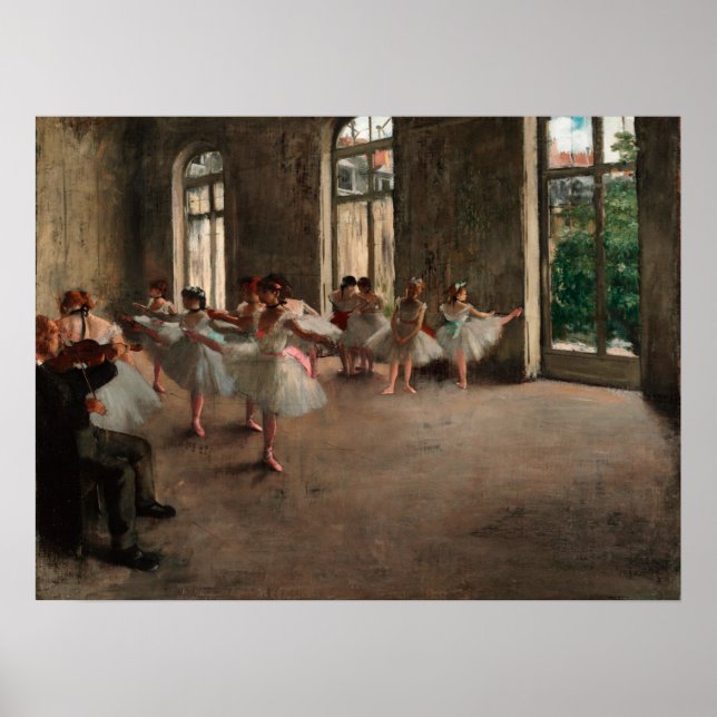 Ballett-Probe - Edgar Degas - 1873 Poster (Vorne)