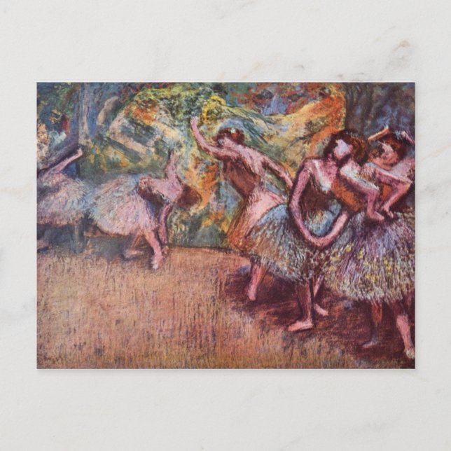 Ballett-Probe - Edgar Degas - 1904 Postkarte (Vorderseite)