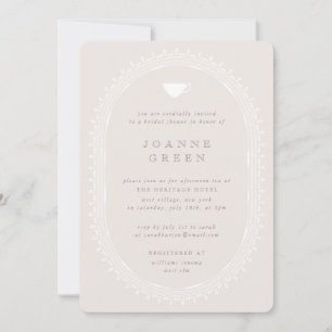 Ballett Rosa Nachmittag Tea Bridal/Polterabend Einladung