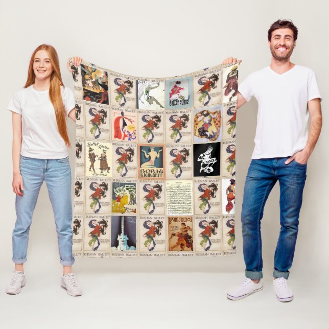 Ballett Russe Montage Fleecedecke (Beispiel)