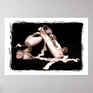 Ballett-Schuh-Druck Poster