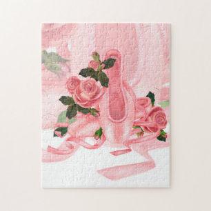 BALLETT-SCHUH-TANZ-PUZZLESPIEL 11 X 14 PUZZLE