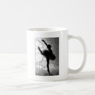 Ballett Schwarz-weißes Tanzen Ballerina Tasse