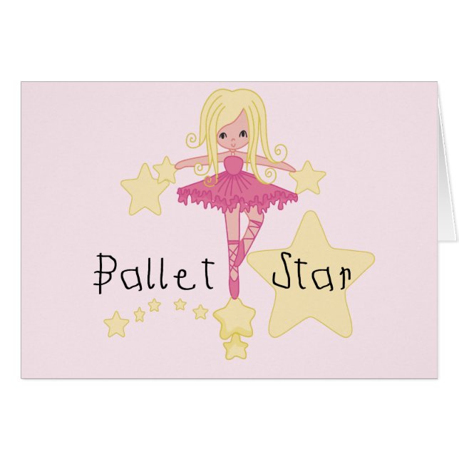 Ballett-Stern-T-Shirts und Geschenke (Vorderseite (Horizontal))