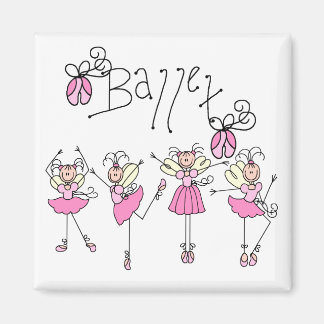 Ballett-T - Shirt und Geschenke Magnet