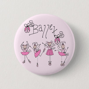 Ballett-T - Shirts und Geschenke Button