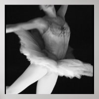 Ballett - Tanz - Ballerina 9 - Schwarz & Weiß