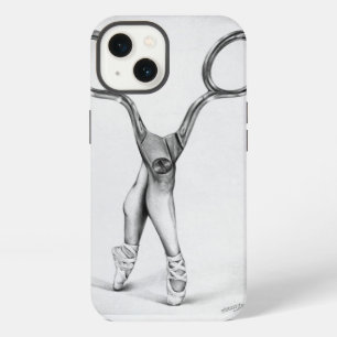 Ballett-Tanz Schere Ballerina Surrealistische Zeic iPhone Hülle