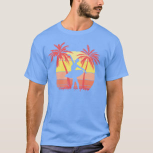 Ballett tanzendes Mädchen Sommer Sonnenuntergang 8 T-Shirt