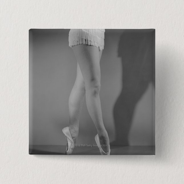 Ballett-Tänzer Button (Vorderseite)
