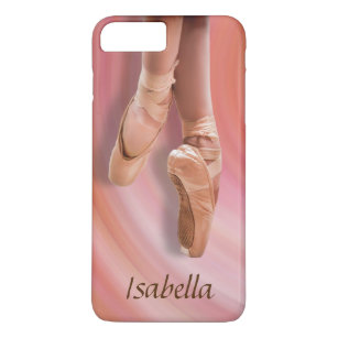 Ballett-Tänzer im Rosa mit individuellem Namen Case-Mate iPhone Hülle