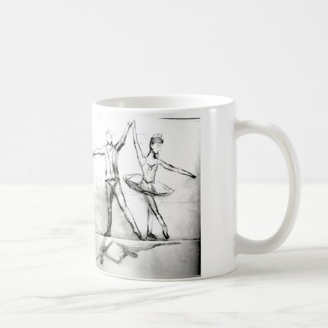 Ballett-Tänzer Kaffeetasse (Rechts)